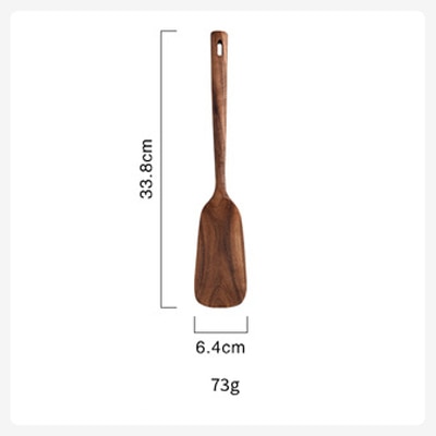 Non Stick Wooden Spatula Slotted Turner SetClorah Non Stick Wooden Spatula Slotted Turner SetClorah