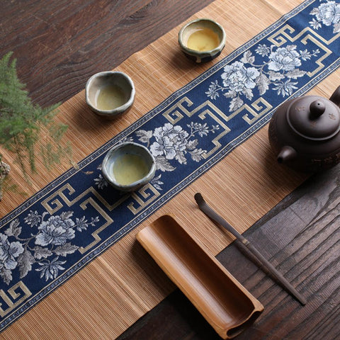 Natural Bamboo Handmade Vintage Tea Cup  Mat Natural Bamboo Handmade Vintage Tea Cup  Mat