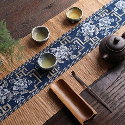 Natural Bamboo Handmade Vintage Tea Cup  Mat Natural Bamboo Handmade Vintage Tea Cup  Mat