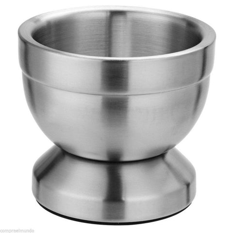 Double Stainless Steel Mortar & Pestle Double Stainless Steel Mortar & Pestle