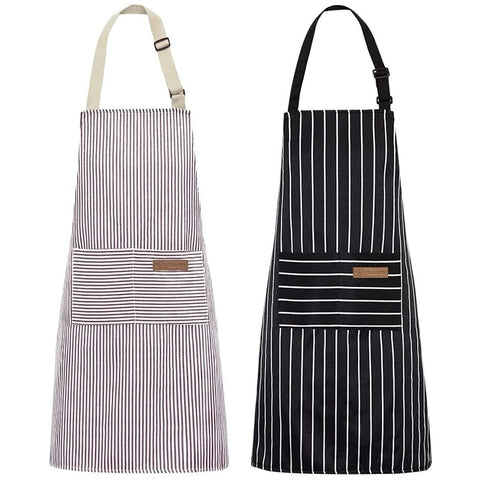 Adjustable Kitchen Apron with 2 Pockets Adjustable Kitchen Apron with 2 Pockets