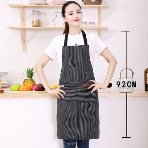 Adjustable Kitchen Apron with 2 Pockets Adjustable Kitchen Apron with 2 Pockets