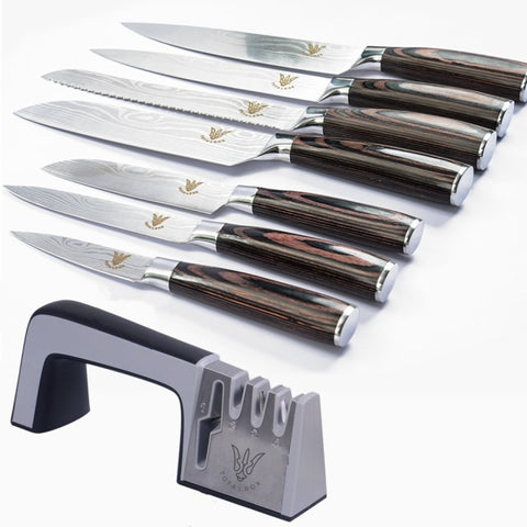 7PCS Kitchen Stainless Steel Knives Set 7PCS Kitchen Stainless Steel Knives Set
