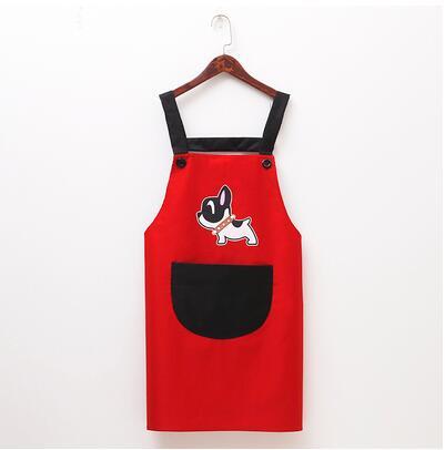 Cute Dog Waterproof And Oil-proof Apron Cute Dog Waterproof And Oil-proof Apron