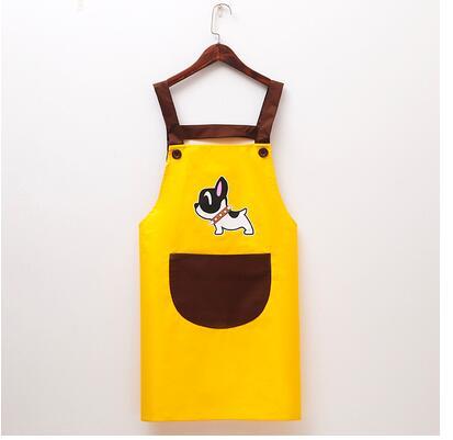 Cute Dog Waterproof And Oil-proof Apron Cute Dog Waterproof And Oil-proof Apron
