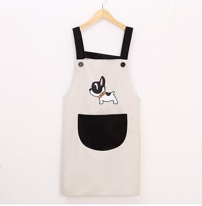 Cute Dog Waterproof And Oil-proof Apron Cute Dog Waterproof And Oil-proof Apron
