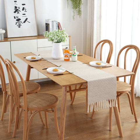 Linen Hand-Woven Tablecloth Decoration Linen Hand-Woven Tablecloth Decoration