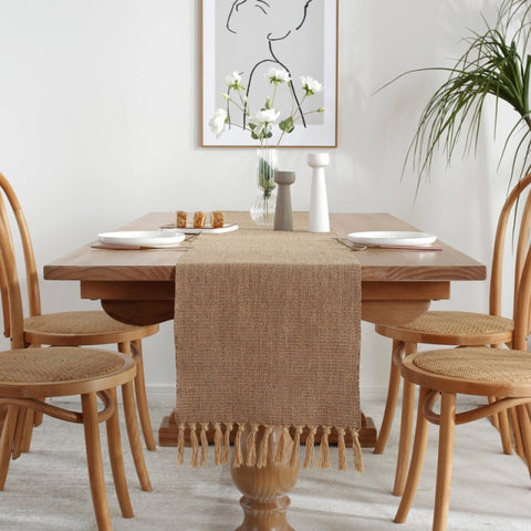 Linen Hand-Woven Tablecloth Decoration Linen Hand-Woven Tablecloth Decoration