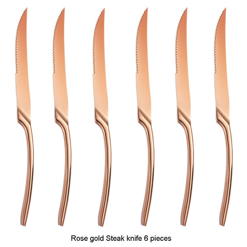 6-Piece Stainless Steel Steak Knife 6-Piece Stainless Steel Steak Knife