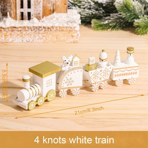 Merry Christmas Wooden Train Ornament Christmas Decoration For Home Santa Claus Gift Natal Navidad Noel 2022 New Year Xmas Decor Merry Christmas Wooden Train Ornament Christmas Decoration For Home Santa Claus Gift Natal Navidad Noel 2022 New Year Xmas Decor