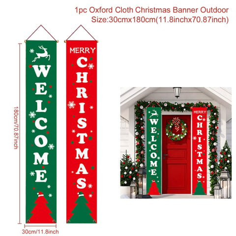 Christmas Hanging Door Banner Christmas Ornaments Marry Christmas Decorations for Home  Outdoor Xmas Natal  Decor New Year 2022 Christmas Hanging Door Banner Christmas Ornaments Marry Christmas Decorations for Home  Outdoor Xmas Natal  Decor New Year 2022