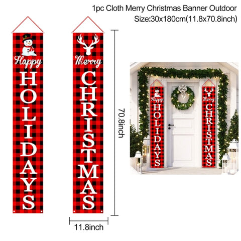 Christmas Hanging Door Banner Christmas Ornaments Marry Christmas Decorations for Home  Outdoor Xmas Natal  Decor New Year 2022 Christmas Hanging Door Banner Christmas Ornaments Marry Christmas Decorations for Home  Outdoor Xmas Natal  Decor New Year 2022