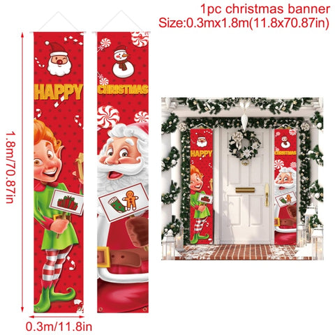 Christmas Hanging Door Banner Christmas Ornaments Marry Christmas Decorations for Home  Outdoor Xmas Natal  Decor New Year 2022 Christmas Hanging Door Banner Christmas Ornaments Marry Christmas Decorations for Home  Outdoor Xmas Natal  Decor New Year 2022