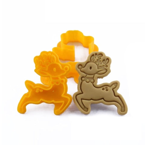 Christmas Santa Claus Shape 3D Pressable Stamped Embossed Biscuit Cookie Cutters Mold Kitchen Bakeware Tool Christmas Santa Claus Shape 3D Pressable Stamped Embossed Biscuit Cookie Cutters Mold Kitchen Bakeware Tool
