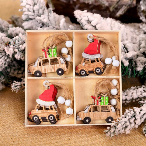 Snowflakes Wooden Pendants Xmas Decorations Snowflakes Wooden Pendants Xmas Decorations