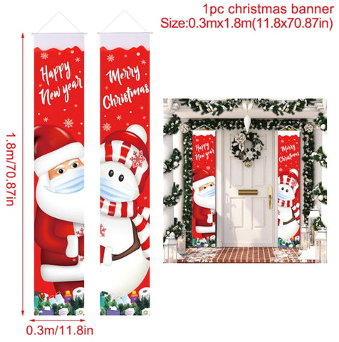 Christmas Hanging Door Banner Christmas Ornaments Marry Christmas Decorations for Home  Outdoor Xmas Natal  Decor New Year 2022 Christmas Hanging Door Banner Christmas Ornaments Marry Christmas Decorations for Home  Outdoor Xmas Natal  Decor New Year 2022