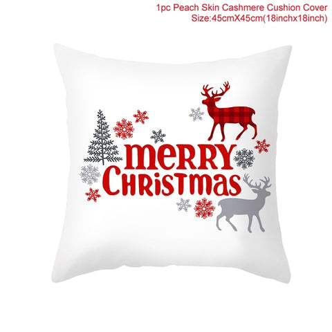 45cm Christmas Cushion Cover Navidad Merry Christmas Decorations For Home 2021 Xmas Noel Cristmas Ornaments New Year Gifts 2022 45cm Christmas Cushion Cover Navidad Merry Christmas Decorations For Home 2021 Xmas Noel Cristmas Ornaments New Year Gifts 2022