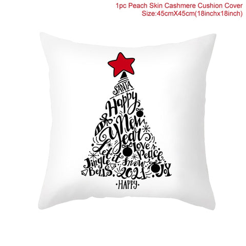 45cm Christmas Cushion Cover Navidad Merry Christmas Decorations For Home 2021 Xmas Noel Cristmas Ornaments New Year Gifts 2022 45cm Christmas Cushion Cover Navidad Merry Christmas Decorations For Home 2021 Xmas Noel Cristmas Ornaments New Year Gifts 2022