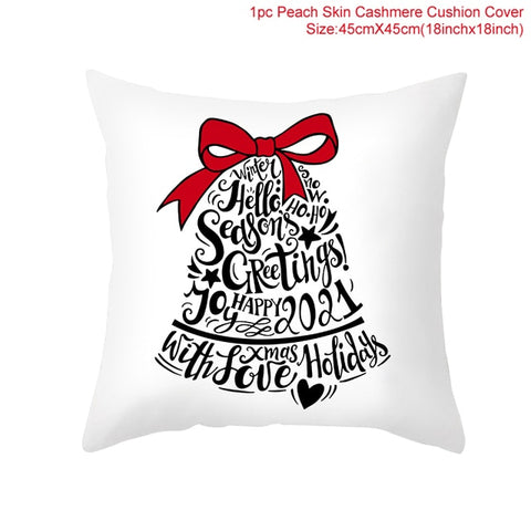 45cm Christmas Cushion Cover Navidad Merry Christmas Decorations For Home 2021 Xmas Noel Cristmas Ornaments New Year Gifts 2022 45cm Christmas Cushion Cover Navidad Merry Christmas Decorations For Home 2021 Xmas Noel Cristmas Ornaments New Year Gifts 2022