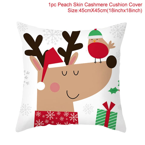 45cm Christmas Cushion Cover Navidad Merry Christmas Decorations For Home 2021 Xmas Noel Cristmas Ornaments New Year Gifts 2022 45cm Christmas Cushion Cover Navidad Merry Christmas Decorations For Home 2021 Xmas Noel Cristmas Ornaments New Year Gifts 2022