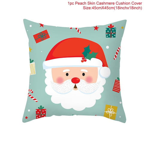 45cm Christmas Cushion Cover Navidad Merry Christmas Decorations For Home 2021 Xmas Noel Cristmas Ornaments New Year Gifts 2022 45cm Christmas Cushion Cover Navidad Merry Christmas Decorations For Home 2021 Xmas Noel Cristmas Ornaments New Year Gifts 2022