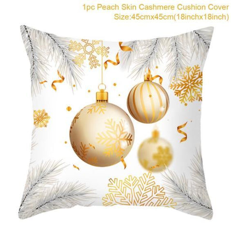 45cm Christmas Cushion Cover Navidad Merry Christmas Decorations For Home 2021 Xmas Noel Cristmas Ornaments New Year Gifts 2022 45cm Christmas Cushion Cover Navidad Merry Christmas Decorations For Home 2021 Xmas Noel Cristmas Ornaments New Year Gifts 2022