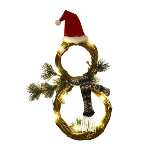 30/40cm Christmas Wreath With Bow Christmas Decoration Door Hanging Rattan Ornament Garland Xmas Decorations For Home 30/40cm Christmas Wreath With Bow Christmas Decoration Door Hanging Rattan Ornament Garland Xmas Decorations For Home