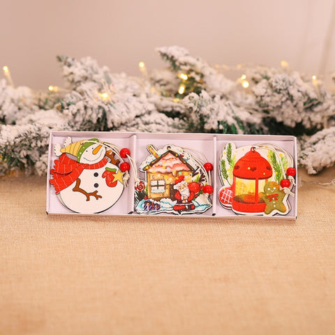 Wooden Christmas Painted Pendant Home Decoration 2021 Christmas Tree Wooden Ornaments Pendant Toys New Year's Eve Decoration Wooden Christmas Painted Pendant Home Decoration 2021 Christmas Tree Wooden Ornaments Pendant Toys New Year's Eve Decoration