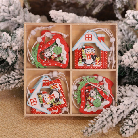 Wooden Christmas Painted Pendant Home Decoration 2021 Christmas Tree Wooden Ornaments Pendant Toys New Year's Eve Decoration Wooden Christmas Painted Pendant Home Decoration 2021 Christmas Tree Wooden Ornaments Pendant Toys New Year's Eve Decoration