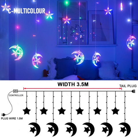 LED Christmas Holiday Light Wedding Decoration Garland Bedroom Room Decor String Lights Star Curtain Lamp Outdoor Garden Lamp LED Christmas Holiday Light Wedding Decoration Garland Bedroom Room Decor String Lights Star Curtain Lamp Outdoor Garden Lamp