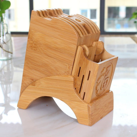 Wood Kitchen Knife Block Wood Kitchen Knife Block