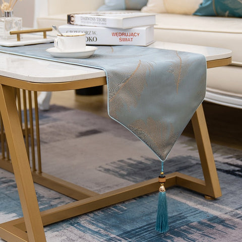 Luxury Polyester Jacquard Coffee Tablecloth Luxury Polyester Jacquard Coffee Tablecloth