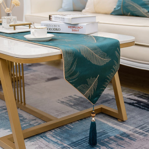 Luxury Polyester Jacquard Coffee Tablecloth Luxury Polyester Jacquard Coffee Tablecloth