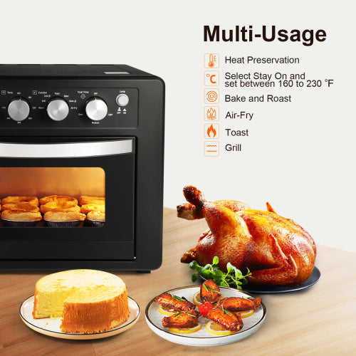 25L Large Capacity Simple Luxury Air Fryer and Toaster Air Fryer Combo