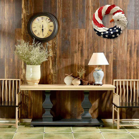 DIY America Patriotic Eagle Wreath Garland  Household  Decor