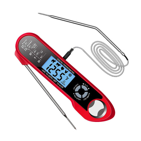 2 In 1 Dual Probe Food Thermometer Digital
