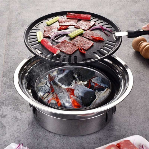Korean Charcoal Non-stick Barbecue TrayClorah