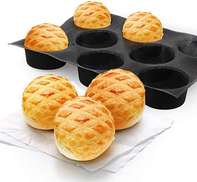 Silicone Perforated Hamburger Bread Form