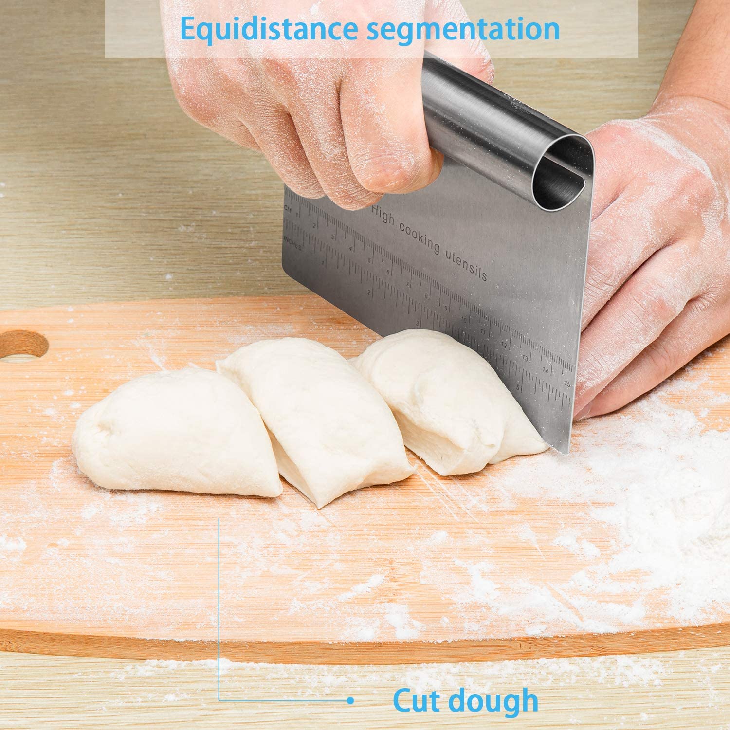 Stainless Steel Dough Cutter for Pastry Making
