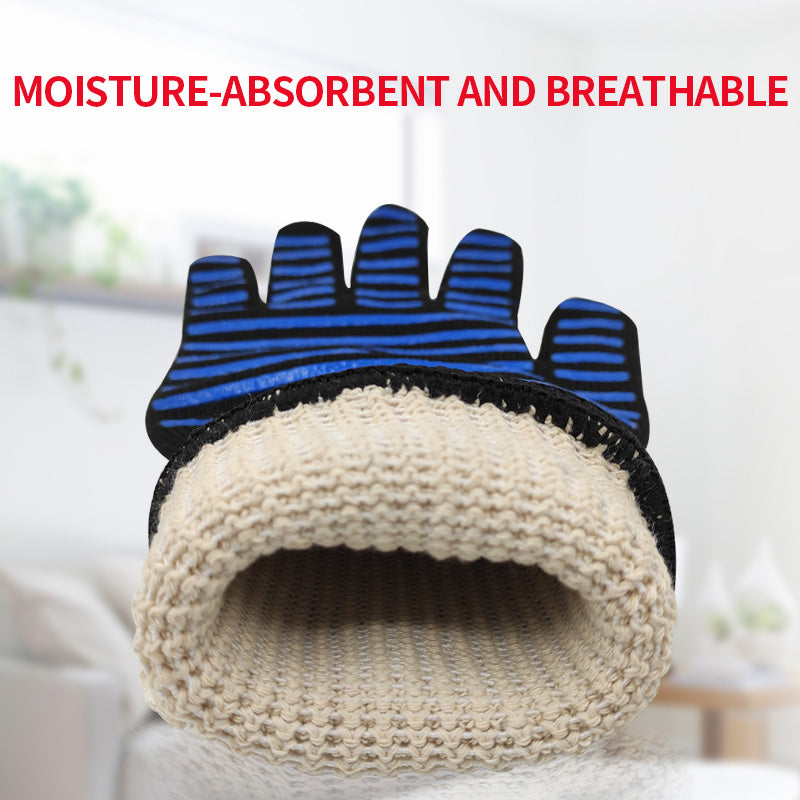 Scald-Proof Silicone Grilling Mitt