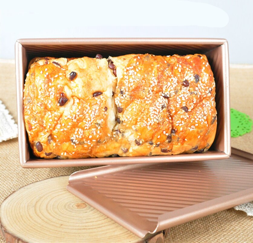 Non-stick Aluminium Alloy Toast Loaf Pan with Lid