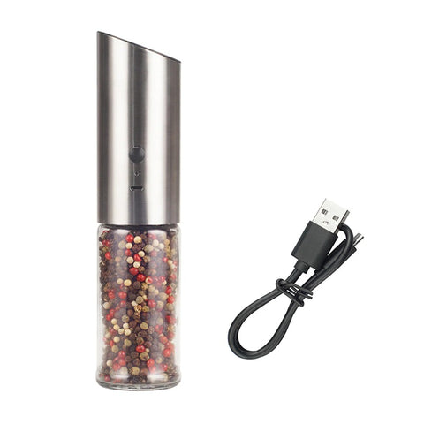 USB Rechargeable Electric Salt And Pepper Grinder
