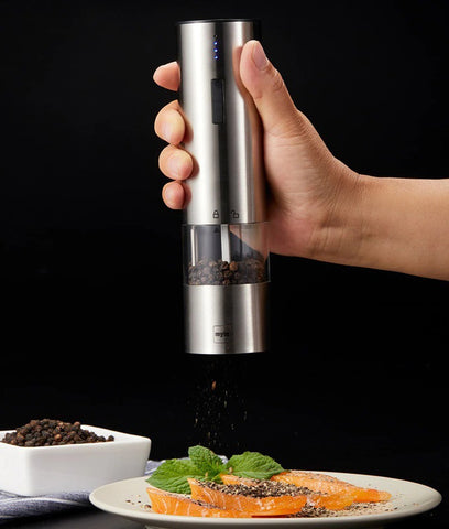 Electric Automatic Salt & Pepper Mills with LED Light