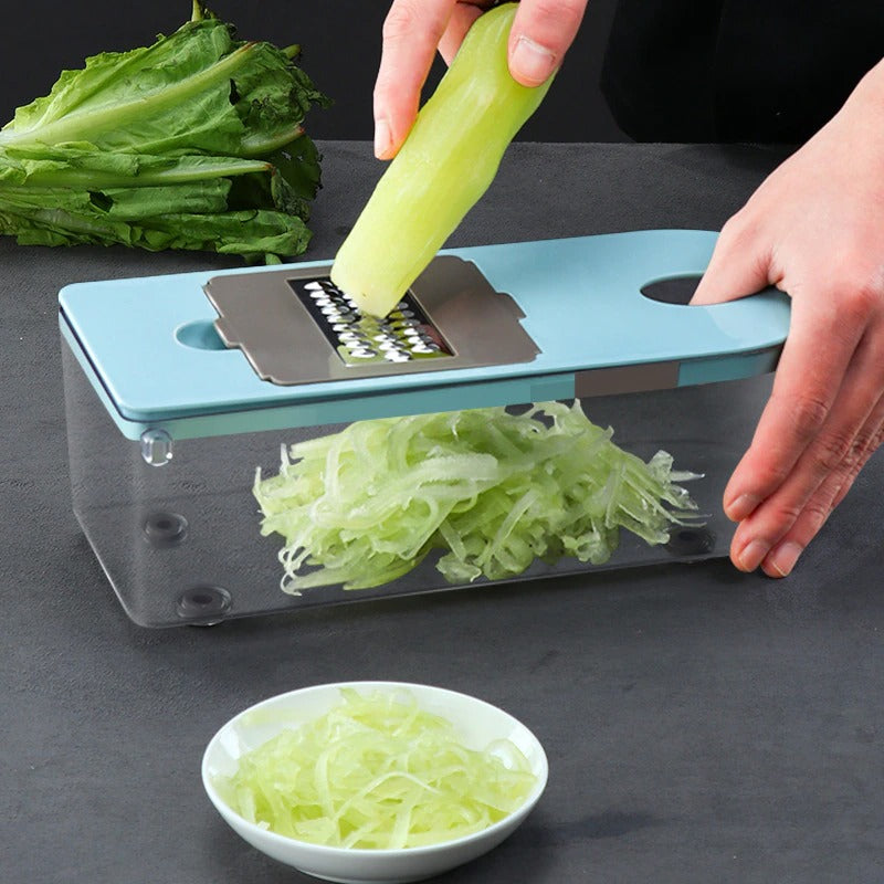 1Set Kitchen Vegetable Garlic Chopper Pro BPA Free Fruit Vegetable Chopper  Onion Cutter Slicer Dicer With