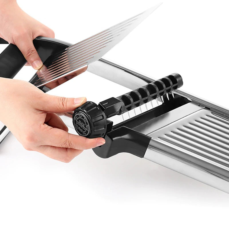 Stainless Steel Vegetable Slicer With 5 Blades Adjustable Mandoline Slicer Professional Vegetable Grater
