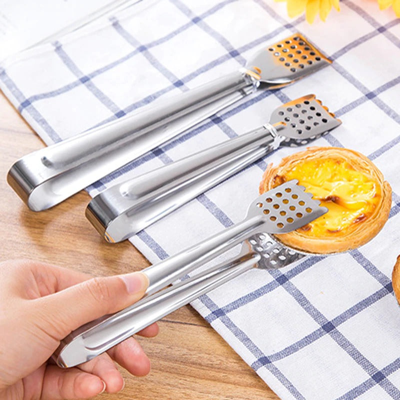 Stainless Steel BBQ Food Tongs