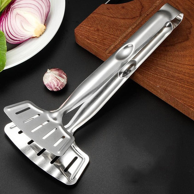 Stainless Steel BBQ Grilling Tongs
