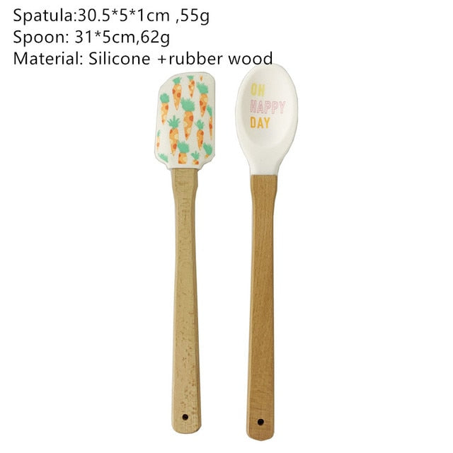 Food Grade Colorful Spatula Bakeware Tools