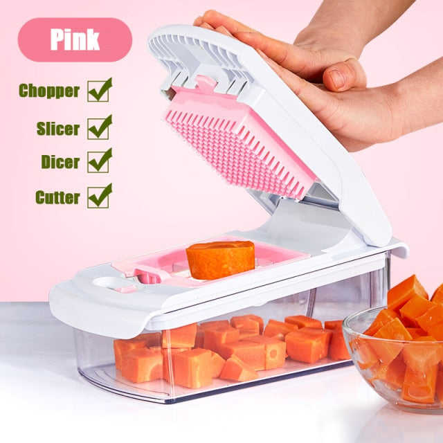 Food Chopper & Slicer Pro 10 in 1 Professional multifunctional