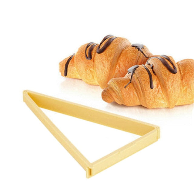 Making Kitchen Dough Wooden Handle Croissant Bread Baking Tool Stainless  Steel Rolling Cutter